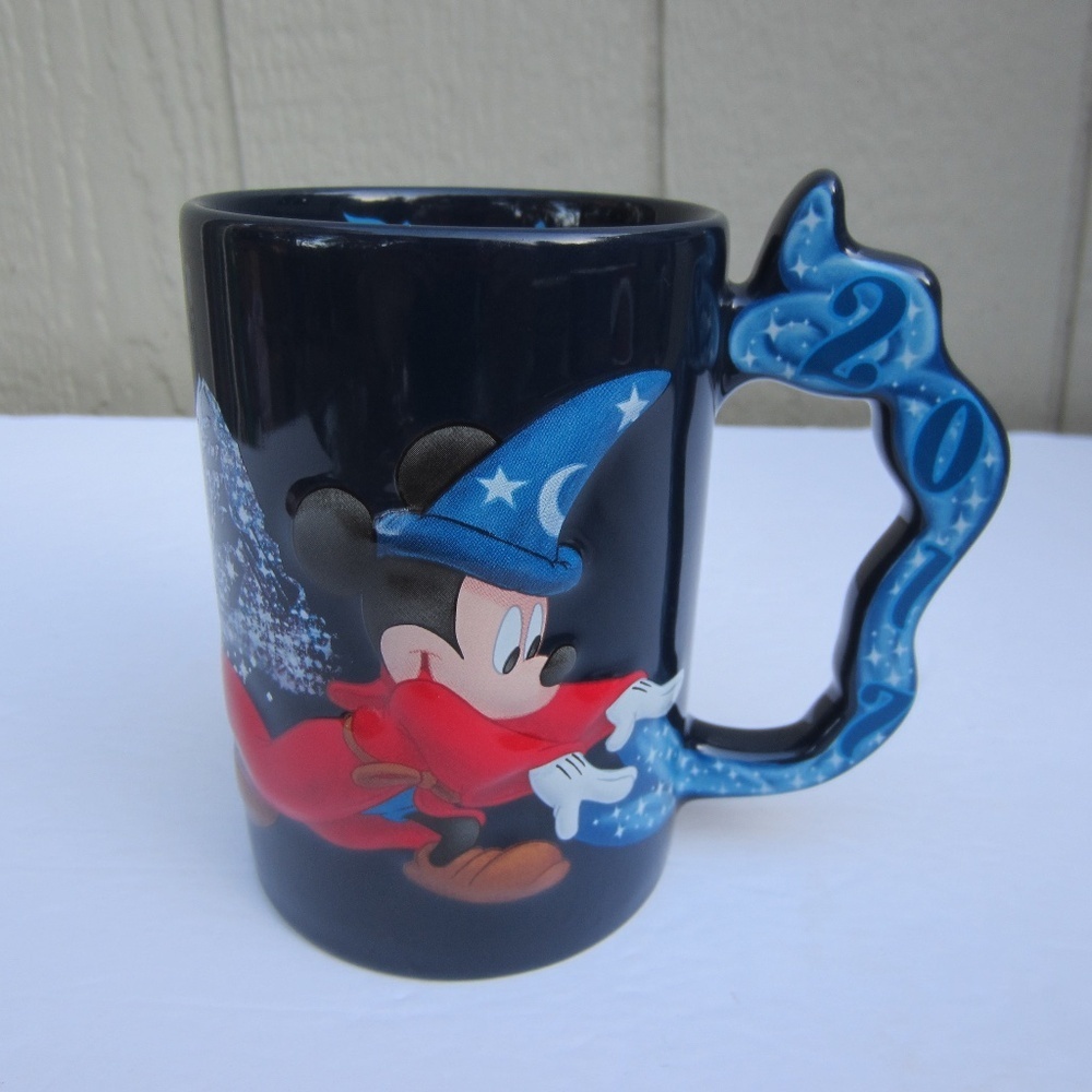 Walt Disney Parks ‎ Mickey Mouse Sorcerer's Apprentice Mug Cup 3D